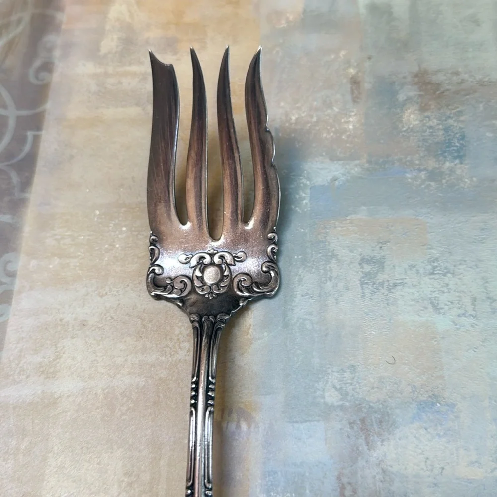 Wm A Rogers 1901 Hanover Cold Meat Serving Fork